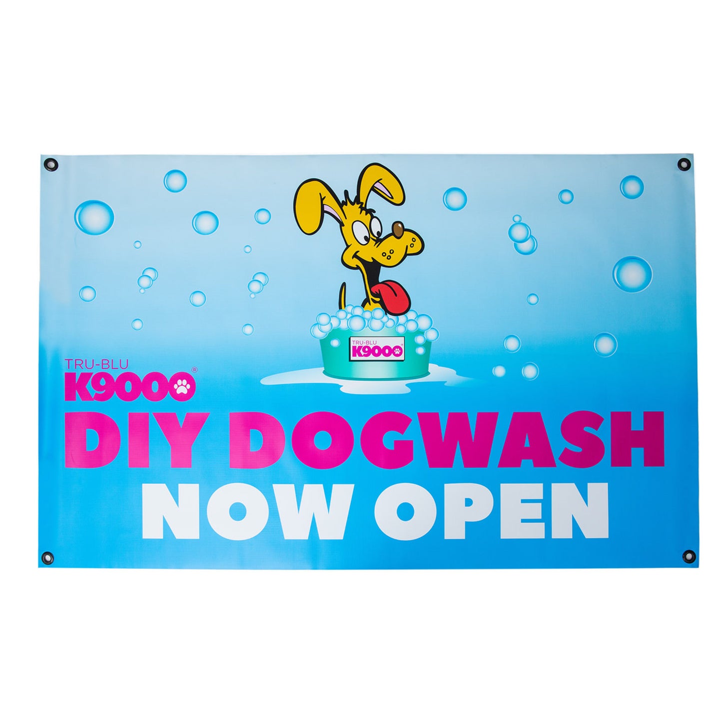 SD003 K9000 Dog Wash Banner - Standard