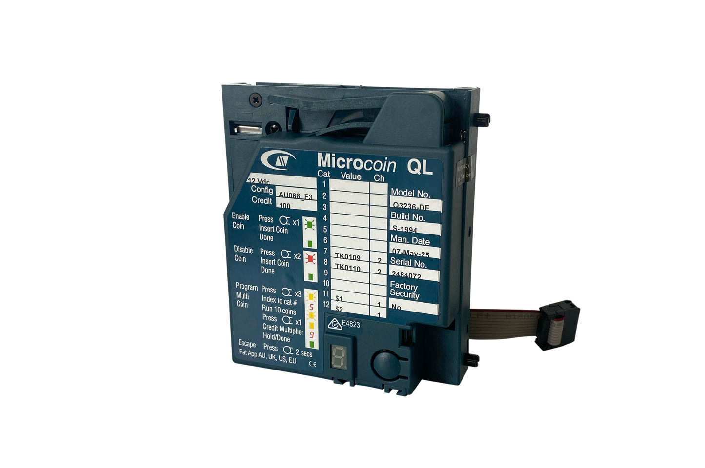 CB001 Coin Mech QL MICROCOIN Pulse